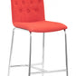 Set Of Two 39" Tangerine Low Back Chairs With Footrest By Homeroots | Bar Stools | Modishstore