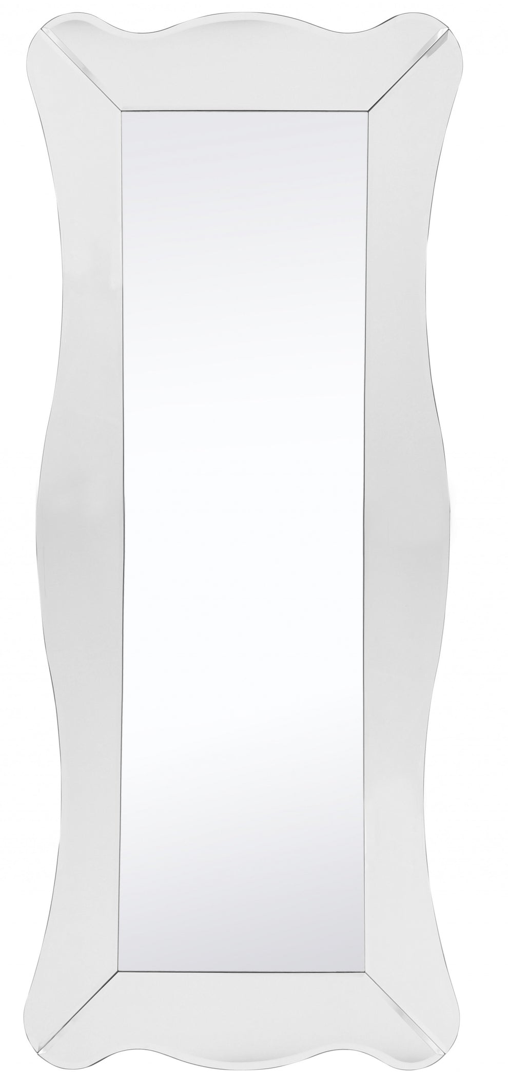 Wavy Full Length Mirror By Homeroots | Mirrors | Modishstore - 2