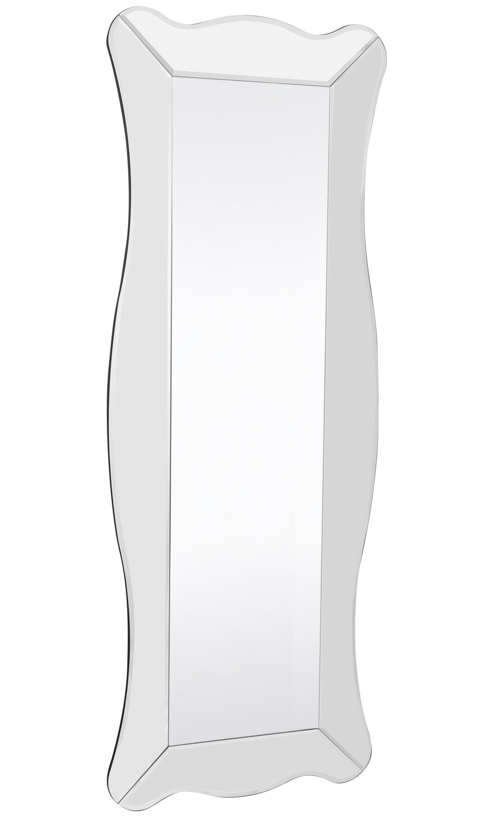 Wavy Full Length Mirror By Homeroots | Mirrors | Modishstore - 4