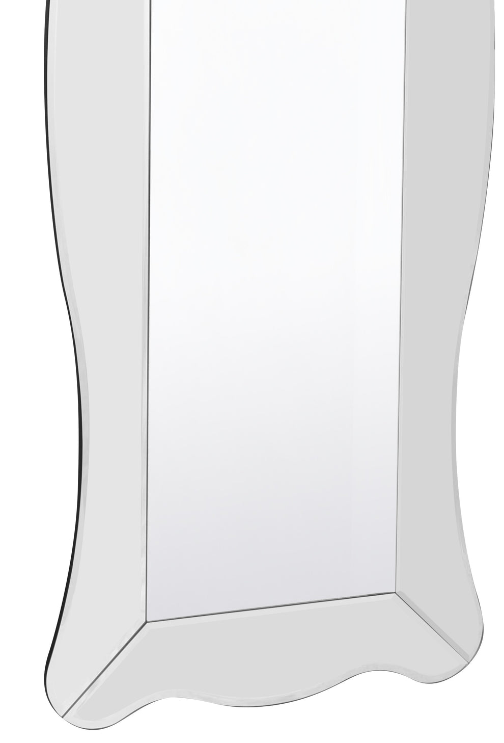 Wavy Full Length Mirror By Homeroots | Mirrors | Modishstore - 5