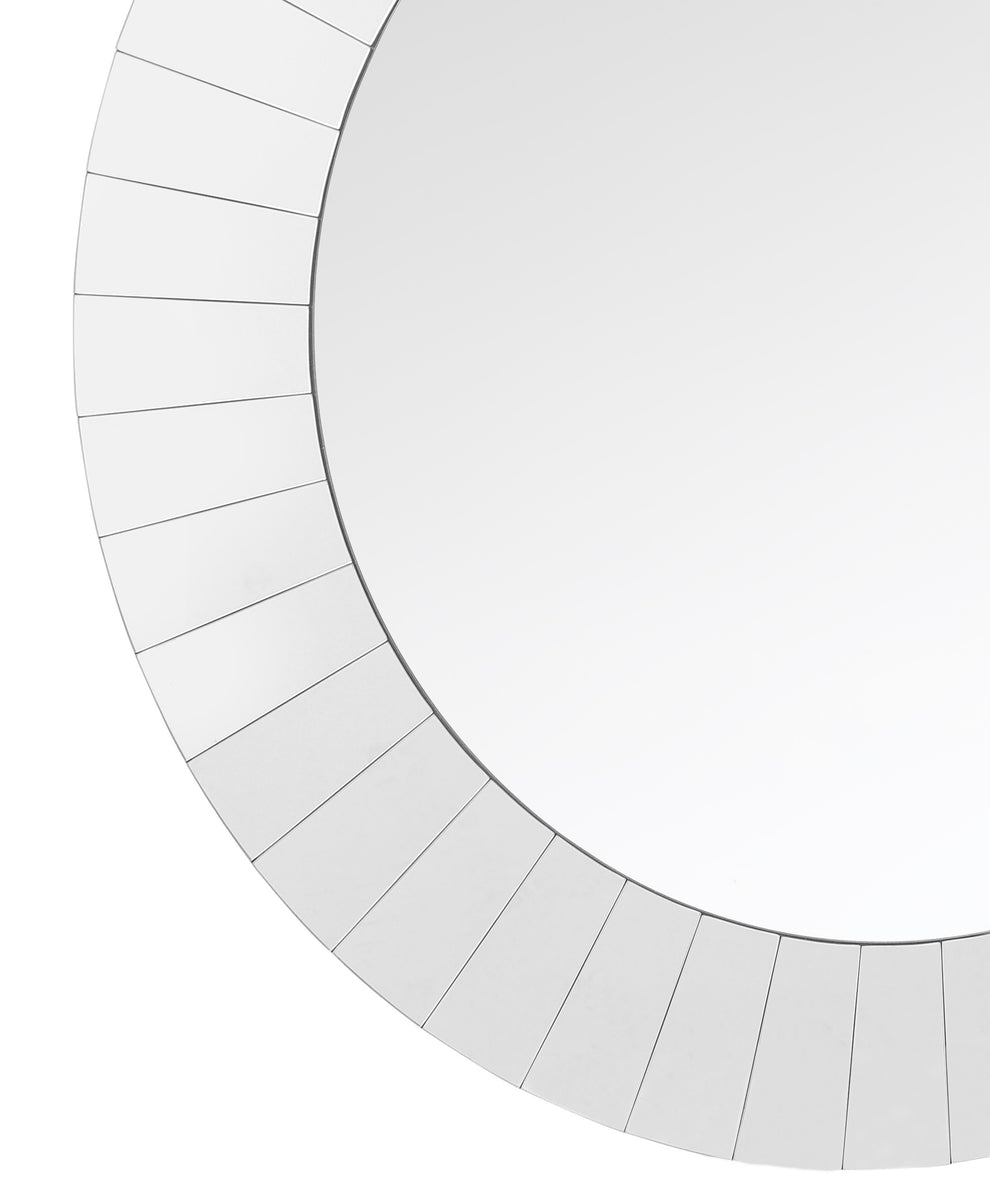 Daylight Round Wall Mirror By Homeroots | Mirrors | Modishstore - 5