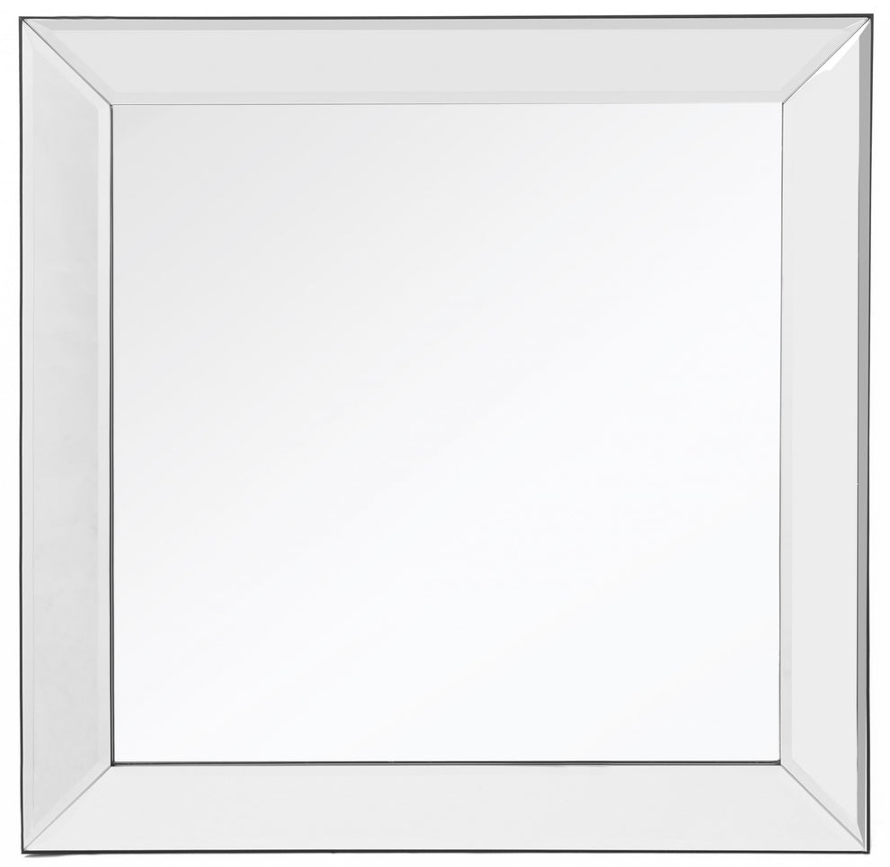 Square Wall Mounted Clear Mirror By Homeroots | Mirrors | Modishstore - 2