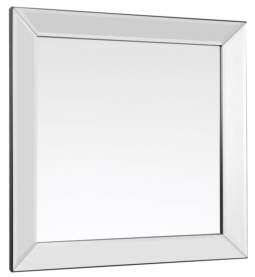 Square Wall Mounted Clear Mirror By Homeroots | Mirrors | Modishstore - 4