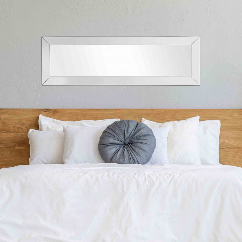 Long Beleved Edge Mirror By Homeroots | Mirrors | Modishstore - 2