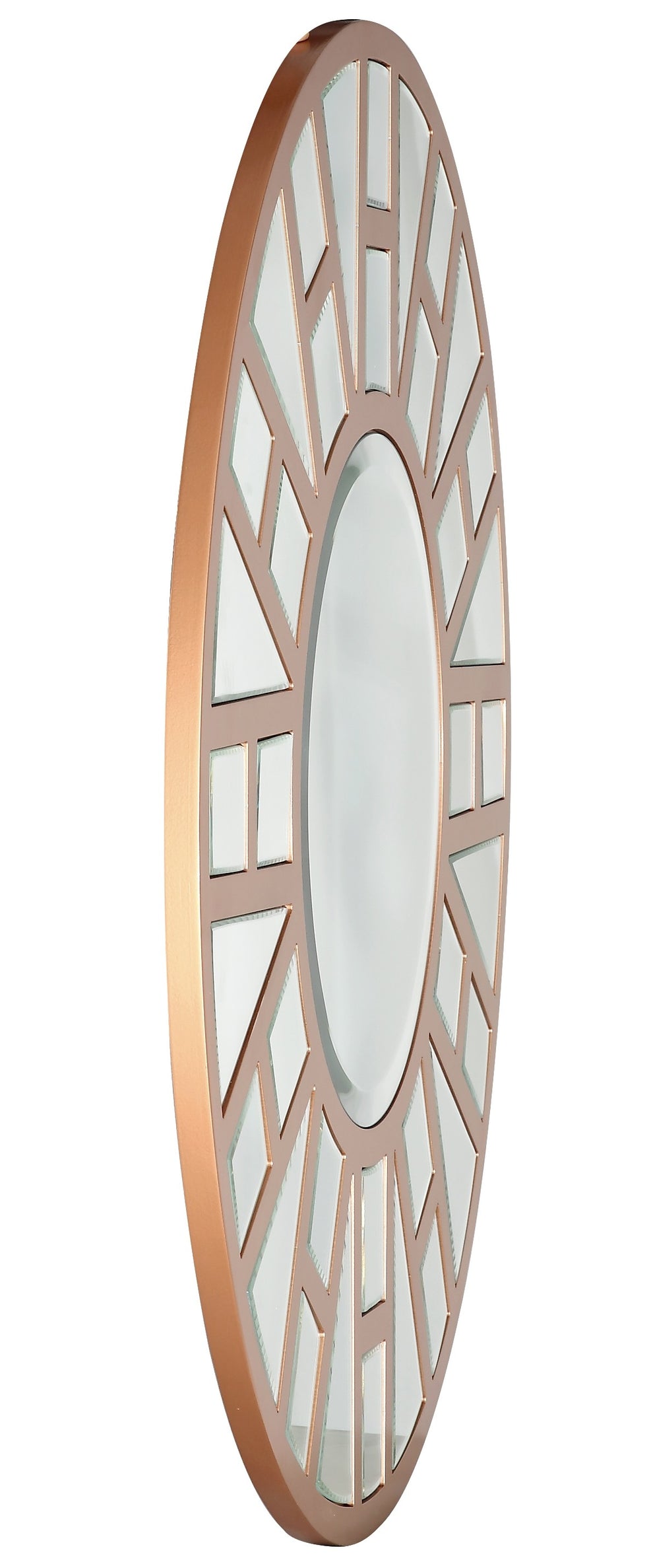 Gold Geometric Mirror By Homeroots | Mirrors | Modishstore - 6