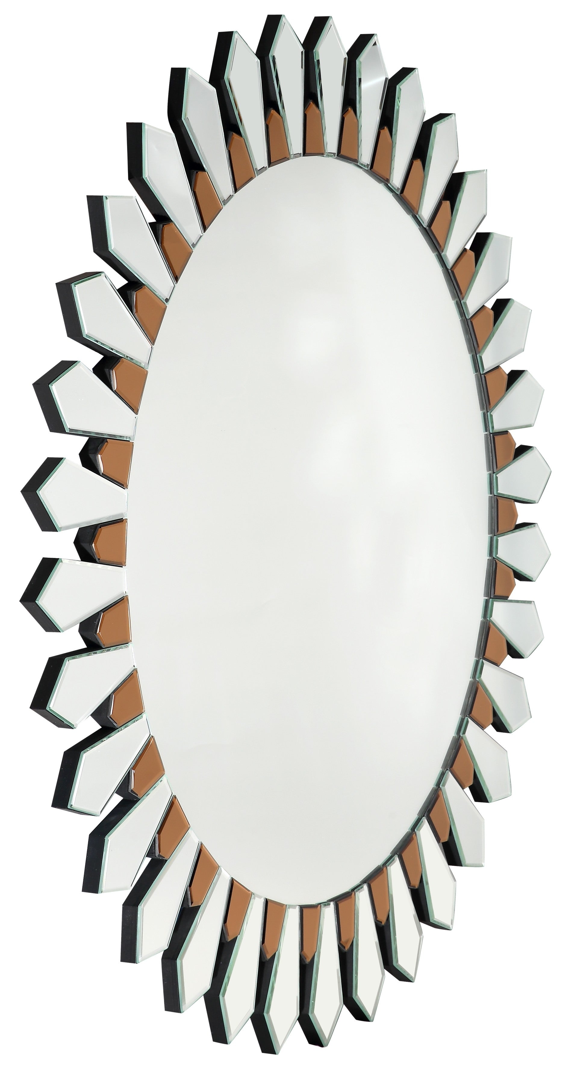 Flower Pedal Wall Mirror By Homeroots | Mirrors | Modishstore - 5