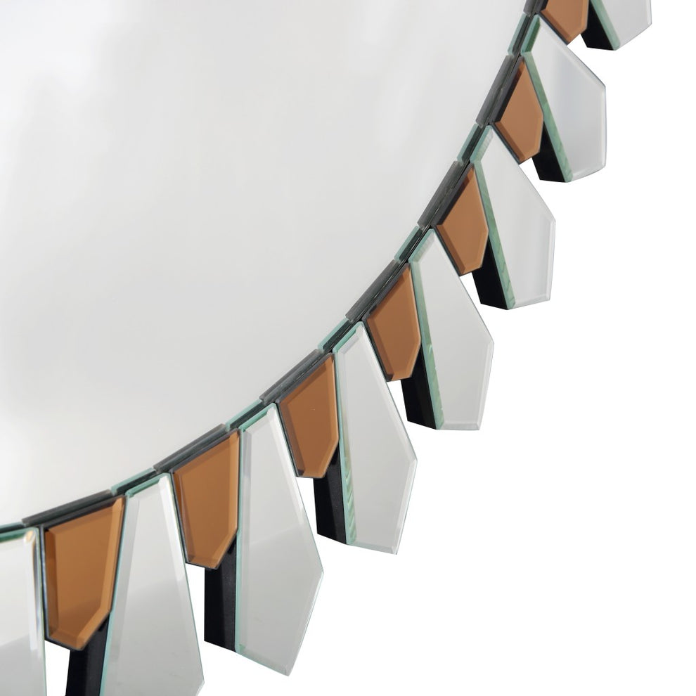 Flower Pedal Wall Mirror By Homeroots | Mirrors | Modishstore - 8