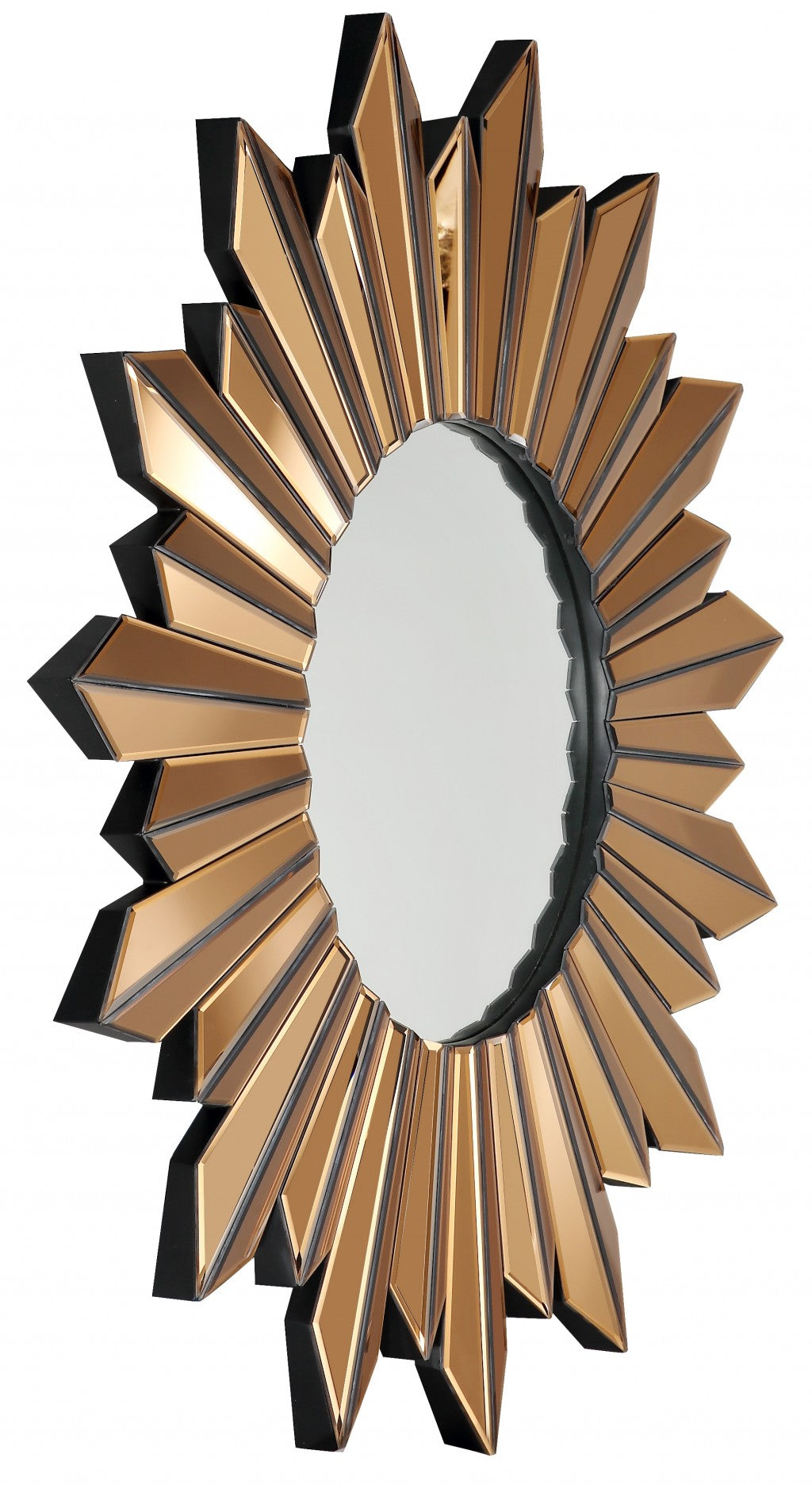 Golden Sun Accent Mirror By Homeroots | Mirrors | Modishstore - 4