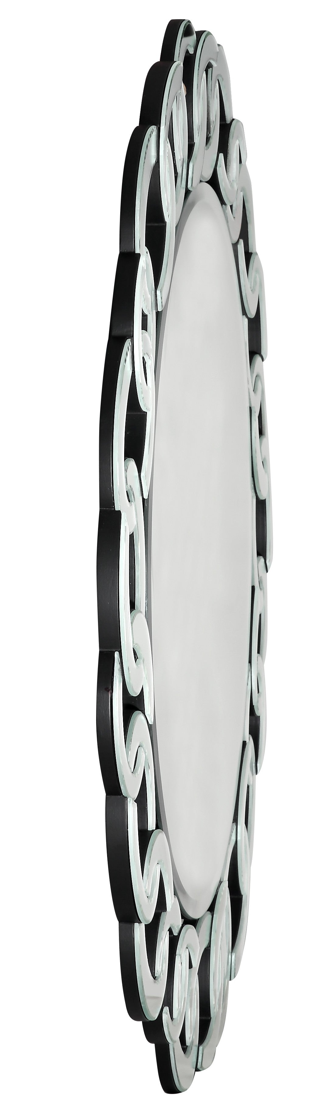 Silver Linked Mirror By Homeroots | Mirrors | Modishstore - 6