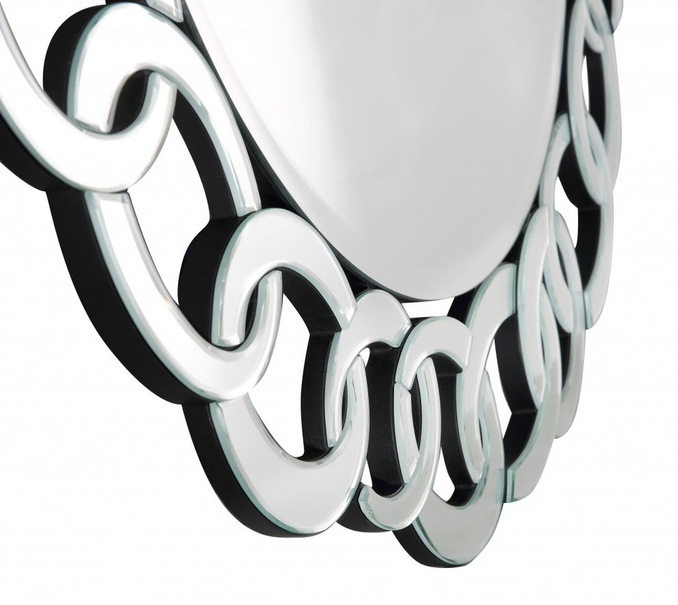 Silver Linked Mirror By Homeroots | Mirrors | Modishstore - 8