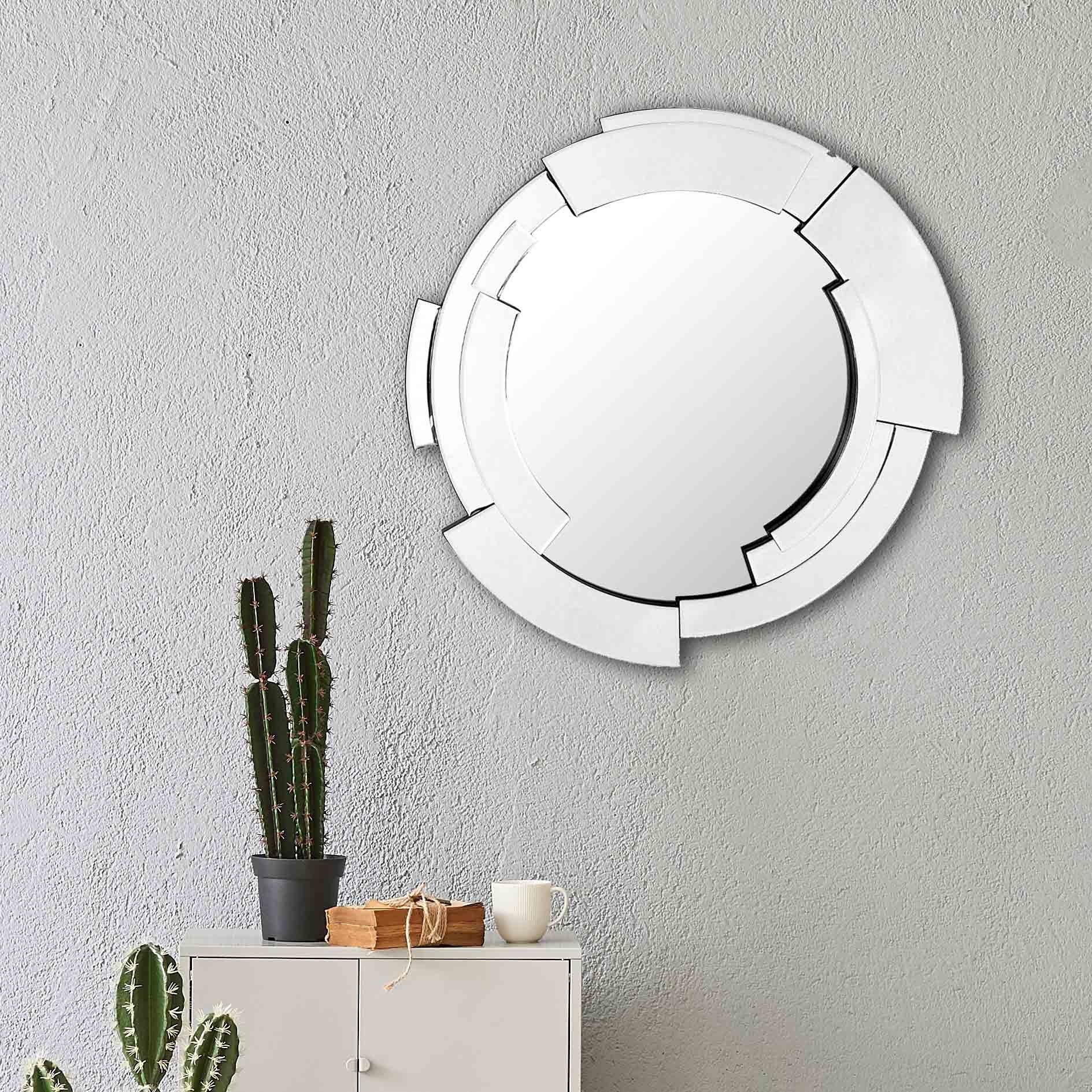 Silver Expanse Wall Mirror By Homeroots | Mirrors | Modishstore - 2