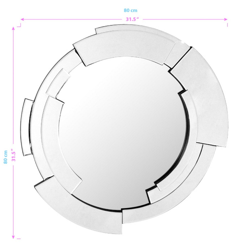 Silver Expanse Wall Mirror By Homeroots | Mirrors | Modishstore - 3