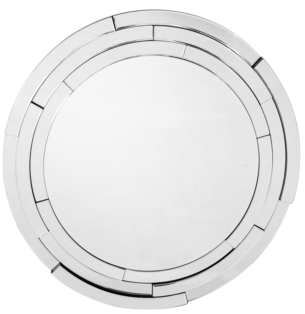 Silver 3D Framed Mirror By Homeroots | Mirrors | Modishstore - 2