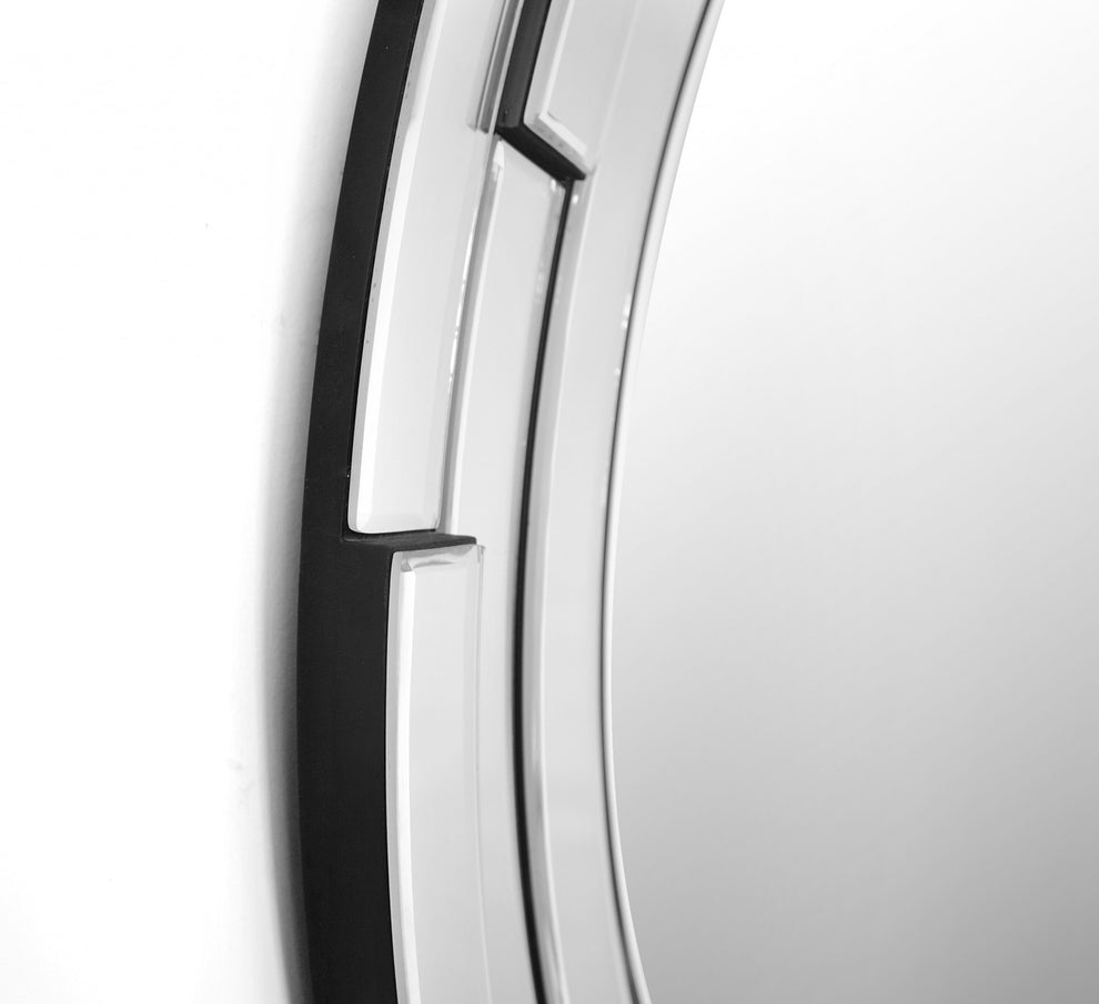 Silver 3D Framed Mirror By Homeroots | Mirrors | Modishstore - 6
