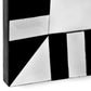 Black and White Striped Mirror By Homeroots | Mirrors | Modishstore - 5