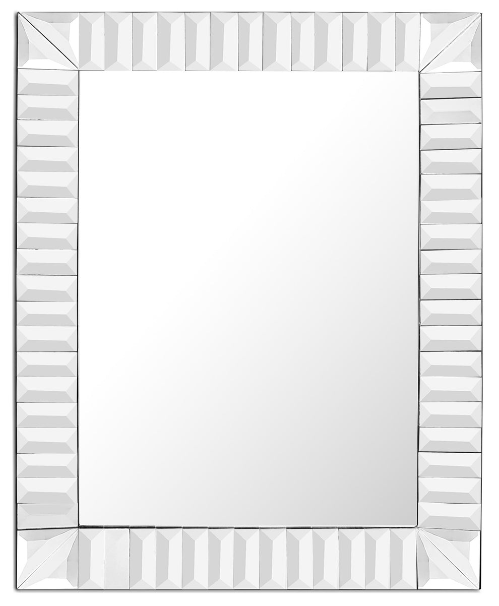 Contemporary Wave Wall Mirror By Homeroots | Mirrors | Modishstore - 2