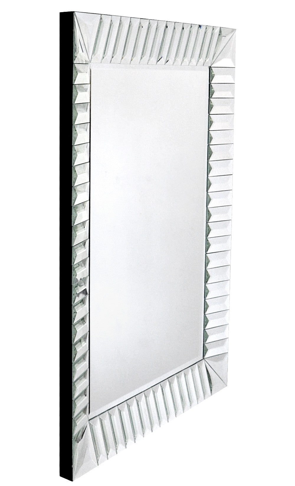 Contemporary Wave Wall Mirror By Homeroots | Mirrors | Modishstore - 3