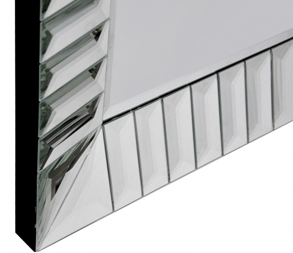 Contemporary Wave Wall Mirror By Homeroots | Mirrors | Modishstore - 6