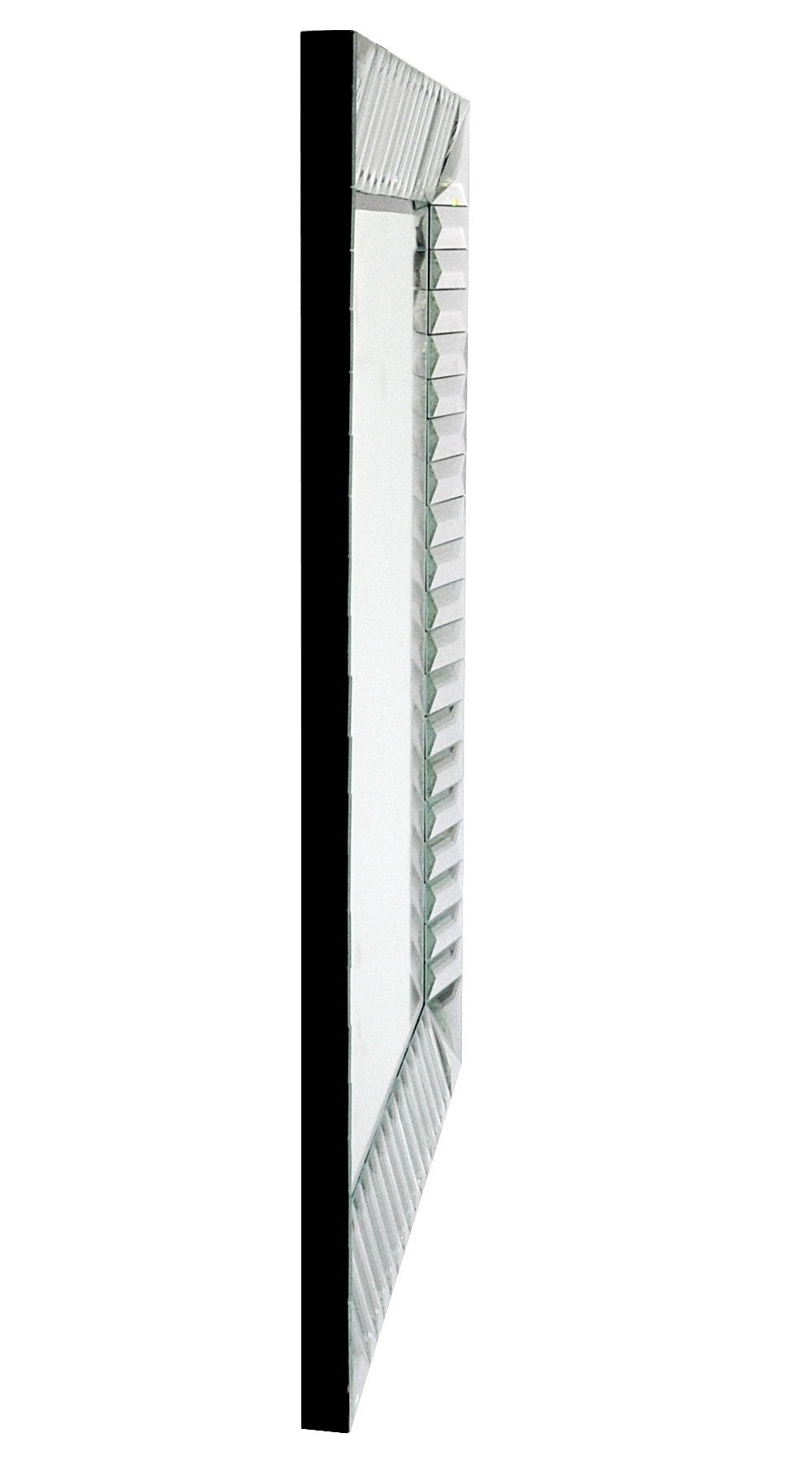 Contemporary Wave Wall Mirror By Homeroots | Mirrors | Modishstore - 7