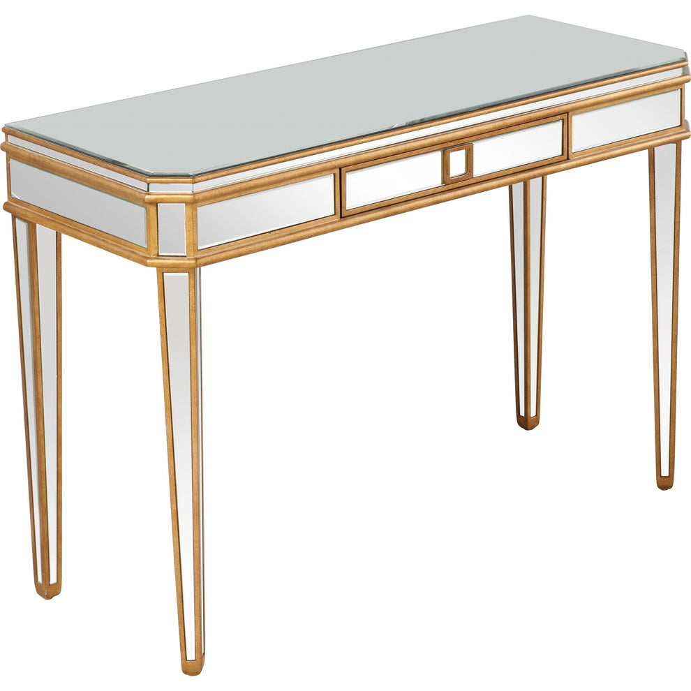 Antiqued Gold Finish Console Table By Homeroots - 396661 | Console Tables | Modishstore - 4