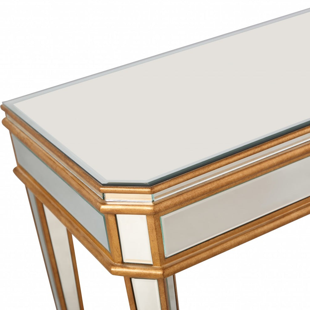 Antiqued Gold Finish Console Table By Homeroots - 396661 | Console Tables | Modishstore - 6