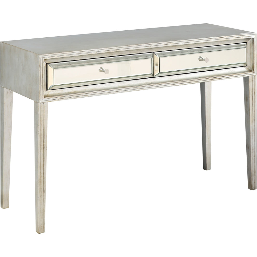 Antiqued Silver Finish Console Table By Homeroots | Console Tables | Modishstore - 3