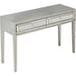 Antiqued Silver Finish Console Table By Homeroots