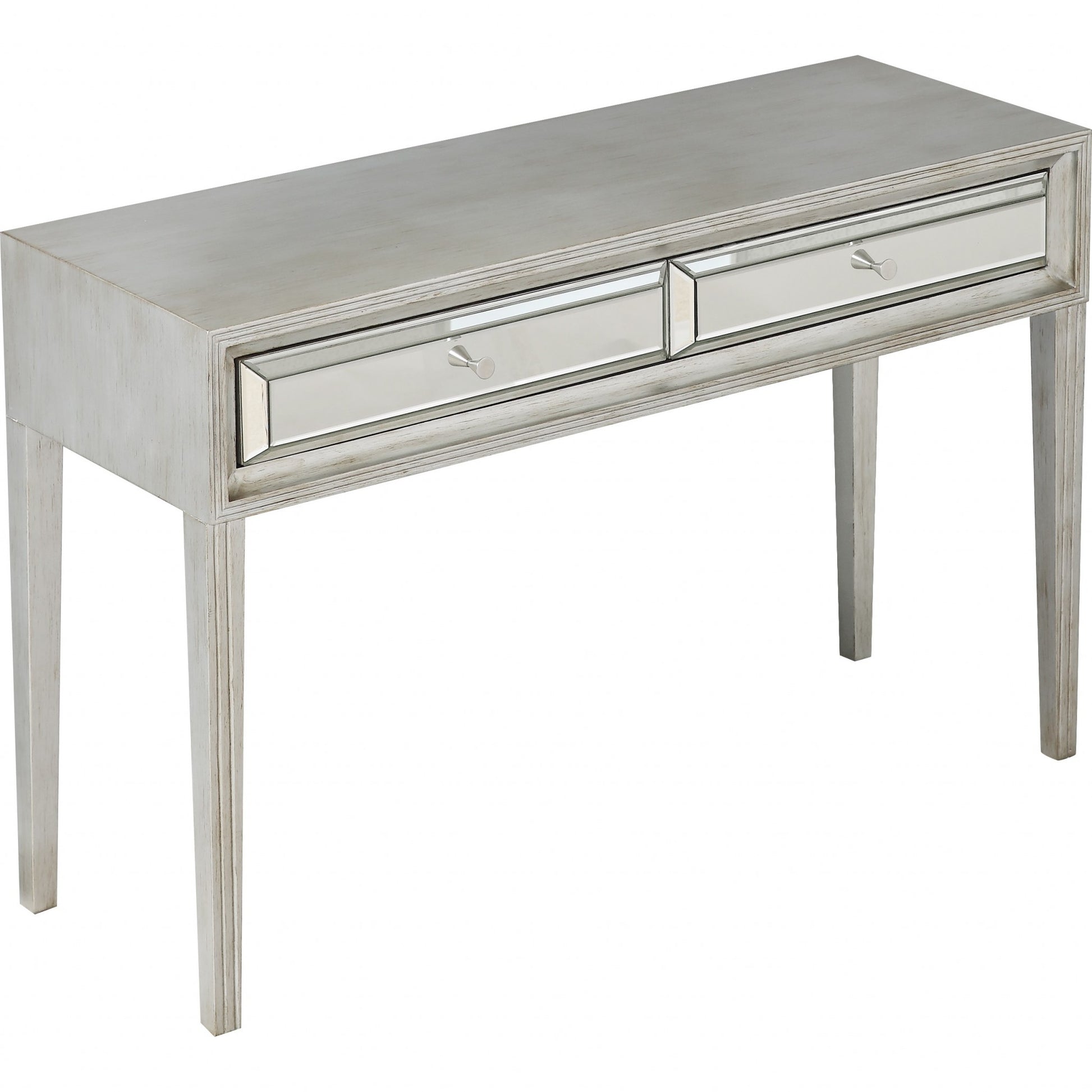 Antiqued Silver Finish Console Table By Homeroots | Console Tables | Modishstore - 4