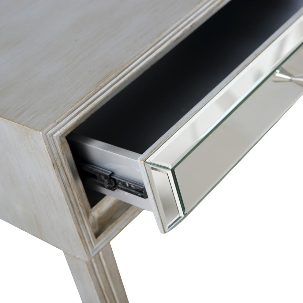 Antiqued Silver Finish Console Table By Homeroots | Console Tables | Modishstore - 9