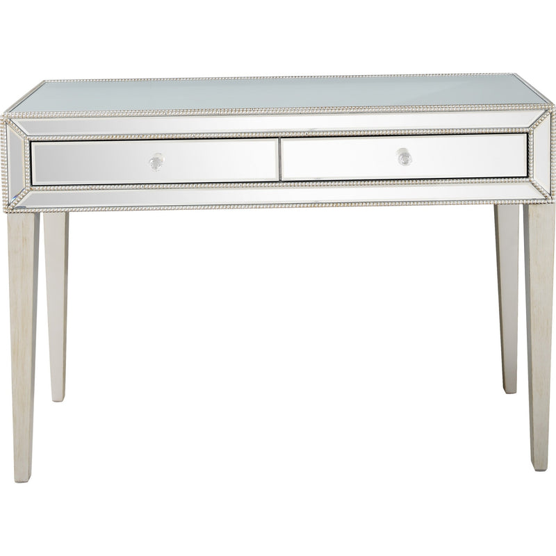 Silver Beaded Console Table By Homeroots | Console Tables | Modishstore