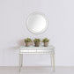 Silver Beaded Console Table By Homeroots