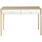 Champagne Finish Console Table By Homeroots | Console Tables | Modishstore