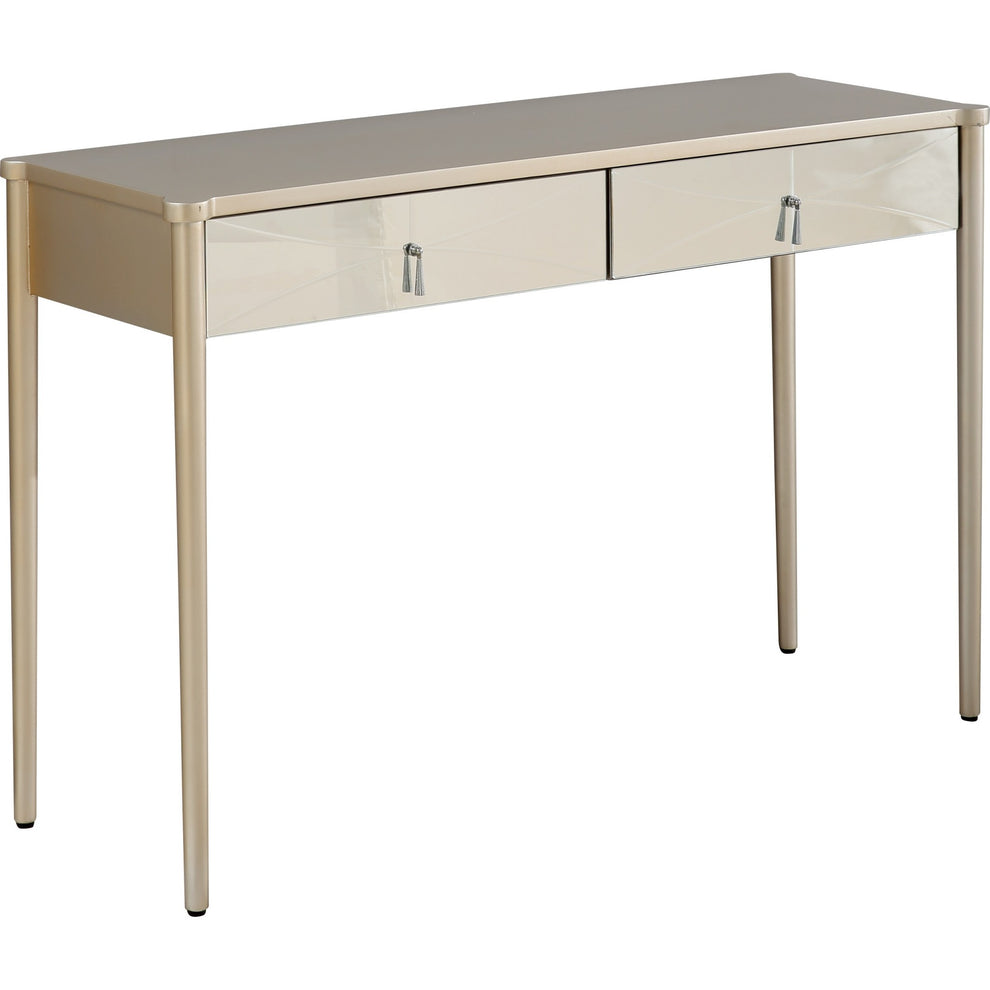 Champagne Finish Console Table By Homeroots | Console Tables | Modishstore - 3