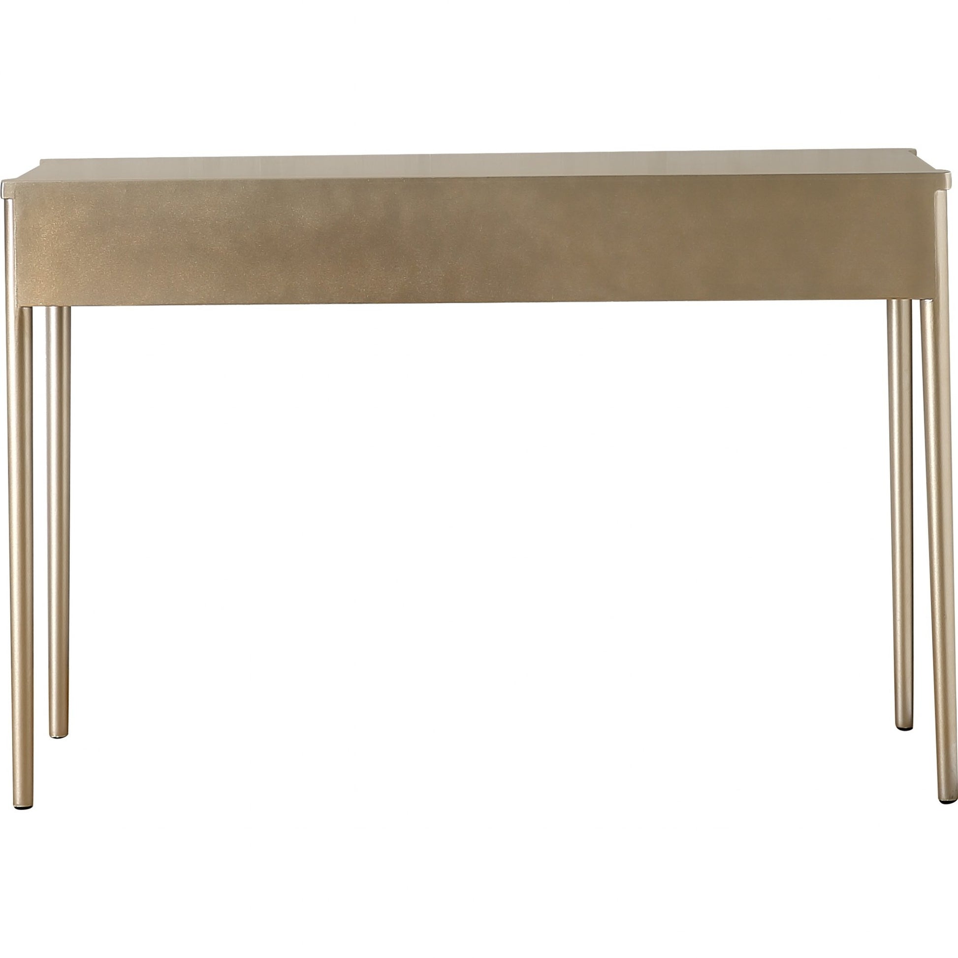 Champagne Finish Console Table By Homeroots | Console Tables | Modishstore - 5