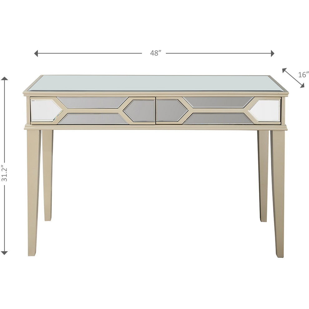 Antiqued Silver Console Table By Homeroots | Console Tables | Modishstore - 2