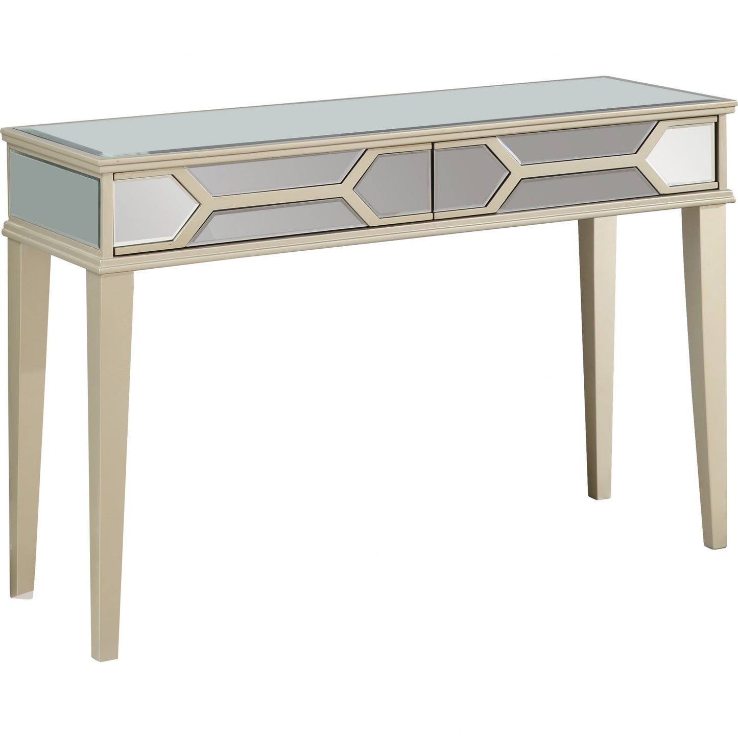 Antiqued Silver Console Table By Homeroots | Console Tables | Modishstore - 3