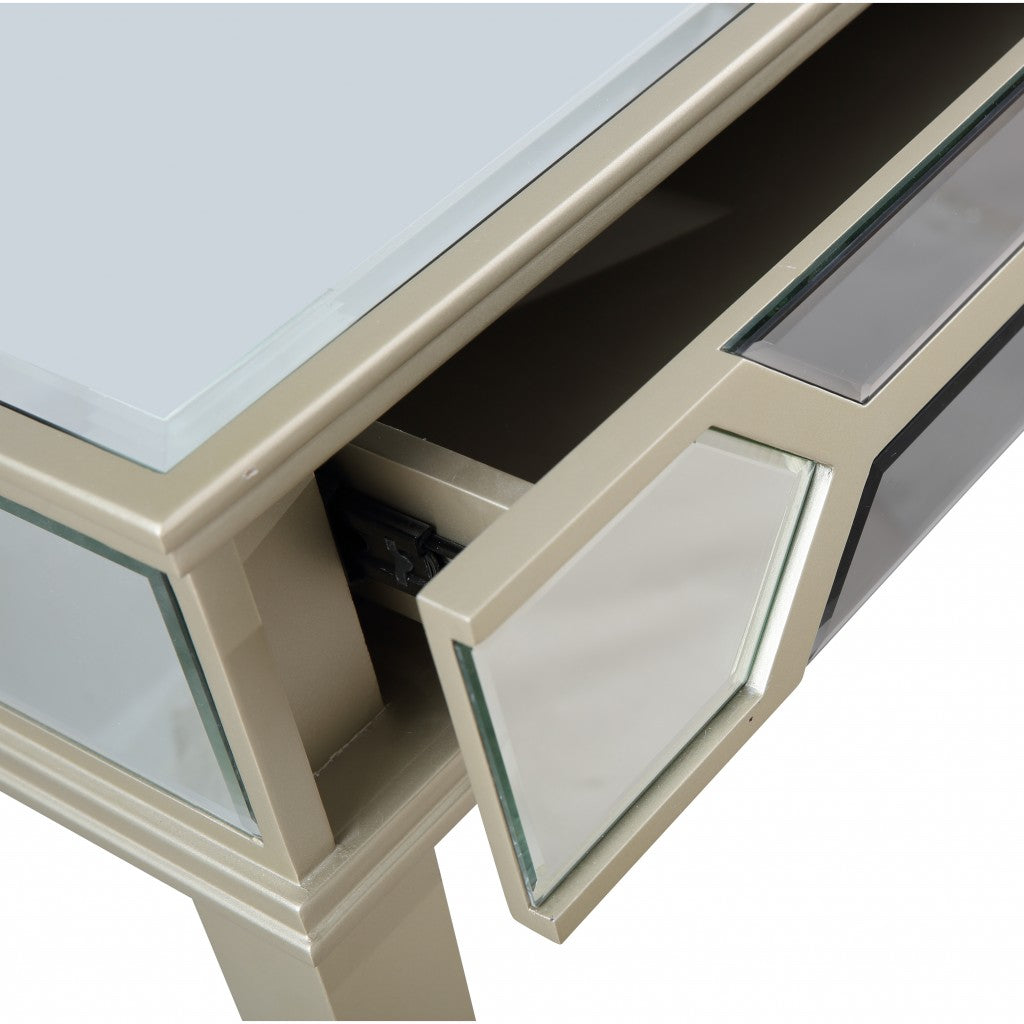 Antiqued Silver Console Table By Homeroots | Console Tables | Modishstore - 7