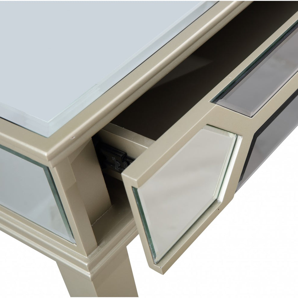 Antiqued Silver Console Table By Homeroots | Console Tables | Modishstore - 7
