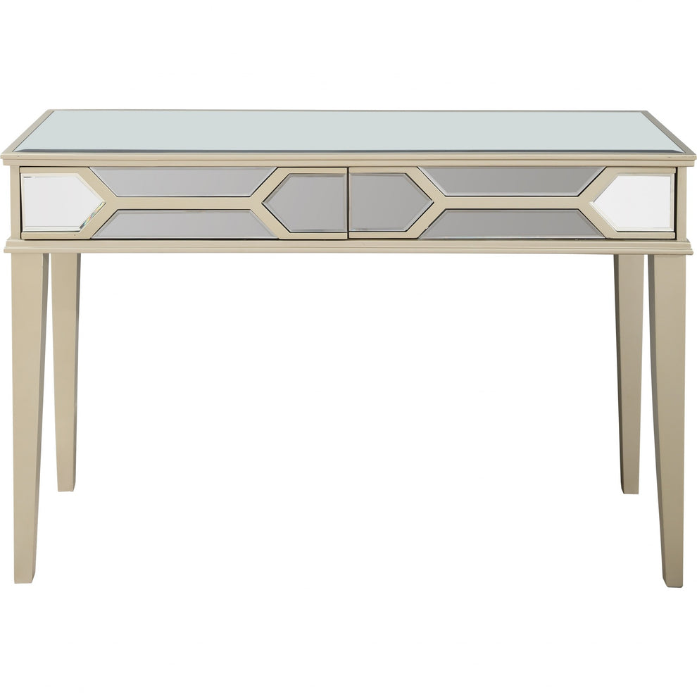 Antiqued Silver Mirror and Console Table By Homeroots | Console Tables | Modishstore - 6
