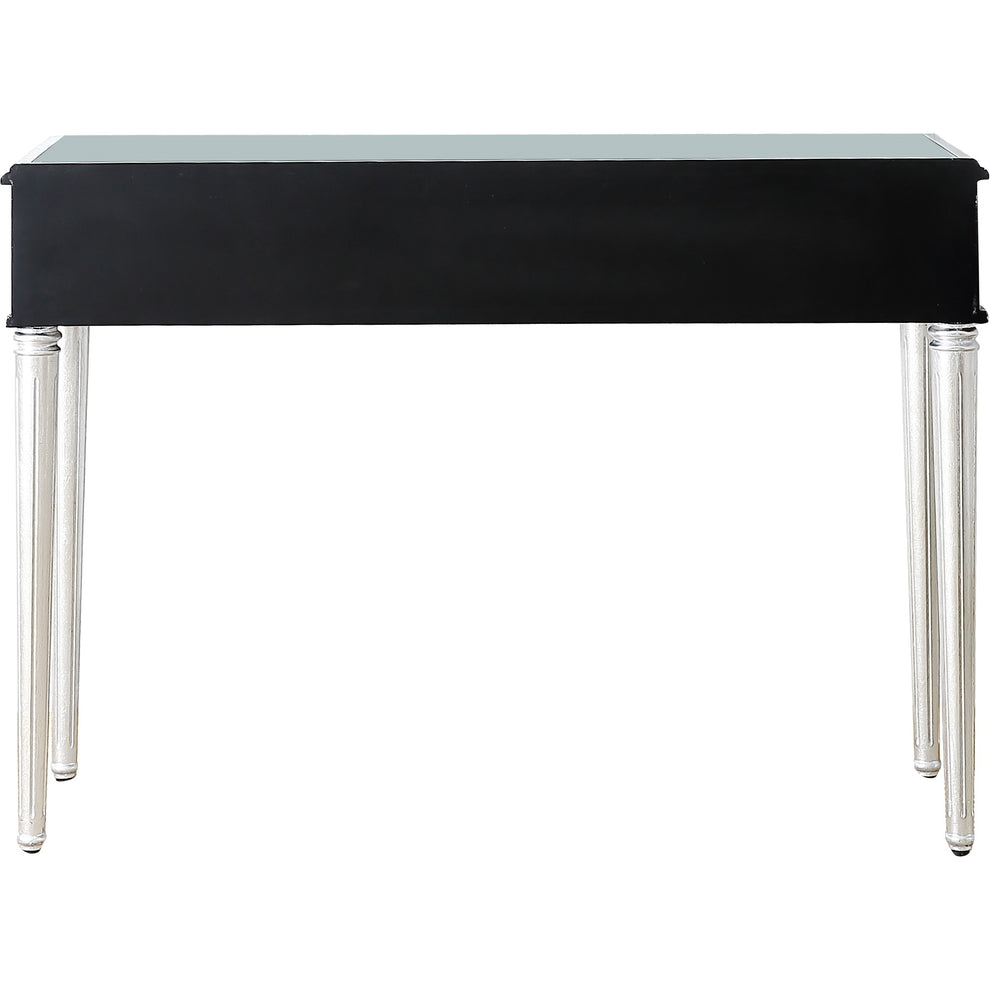 Silver Leaf Antiqued Console Table By Homeroots | Console Tables | Modishstore - 5