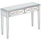 Silver Glass Mirror Console Table By Homeroots | Console Tables | Modishstore - 4