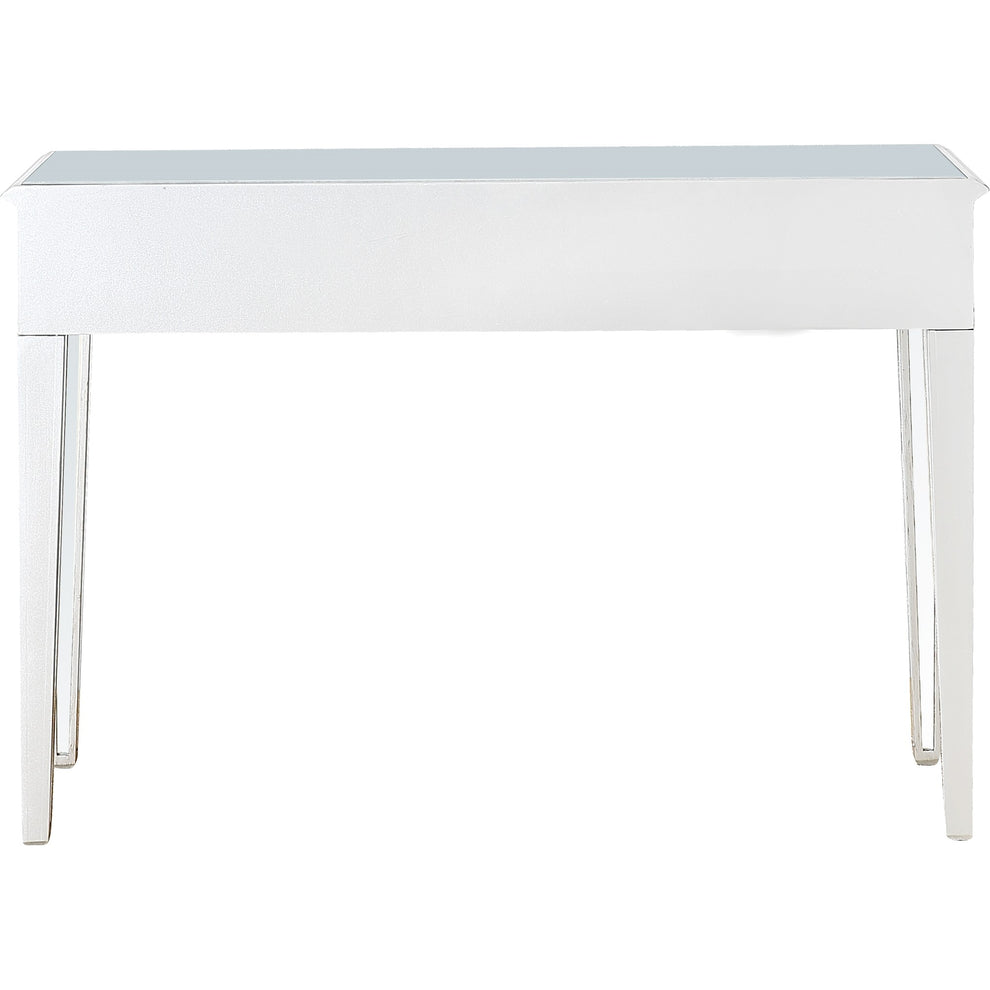 Silver Glass Mirror Console Table By Homeroots | Console Tables | Modishstore - 5