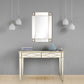 Champagne Finish Console Mirror Table By Homeroots