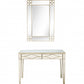 Champagne Finish Mirror and Console Table By Homeroots - 396827 | Console Tables | Modishstore