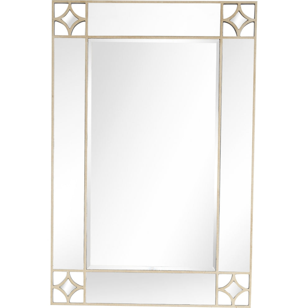 Champagne Finish Mirror and Console Table By Homeroots - 396827 | Console Tables | Modishstore - 6