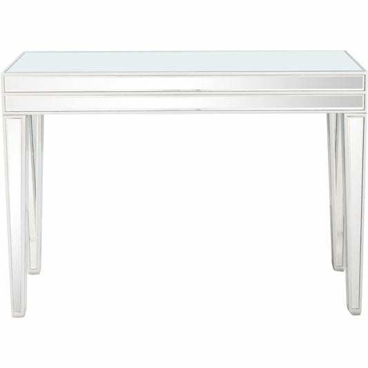 Clear Glass Mirror Console Table By Homeroots