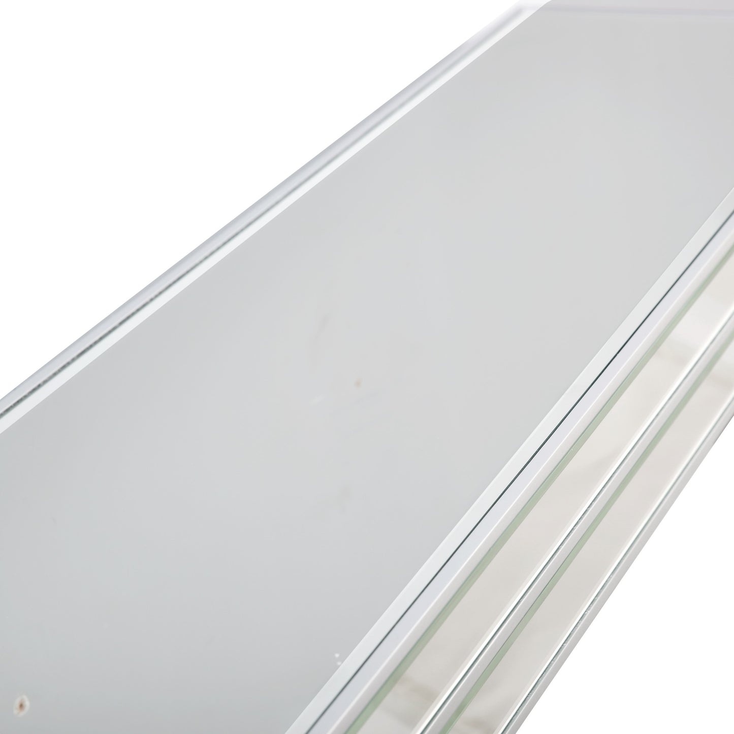 Clear Glass Mirror Console Table By Homeroots | Console Tables | Modishstore - 8