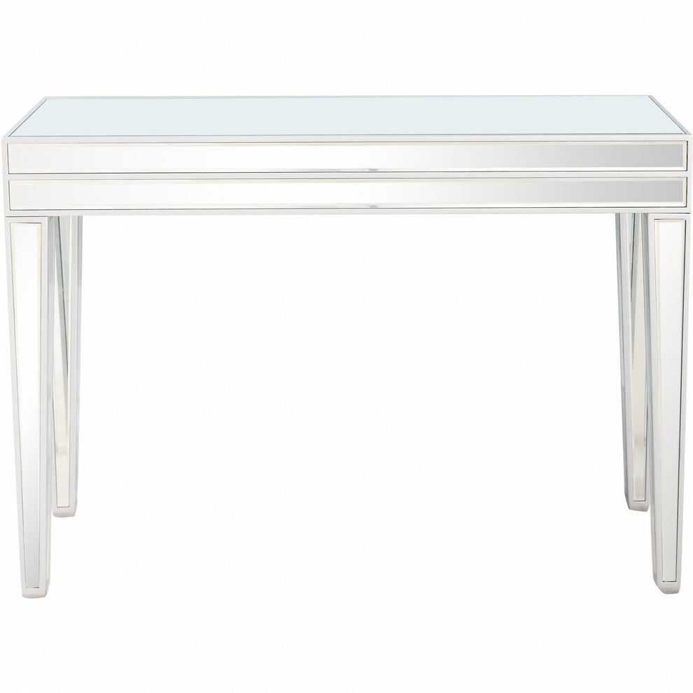 Modern Mirrored Console Table and Mirror Set By Homeroots | Console Tables | Modishstore - 6