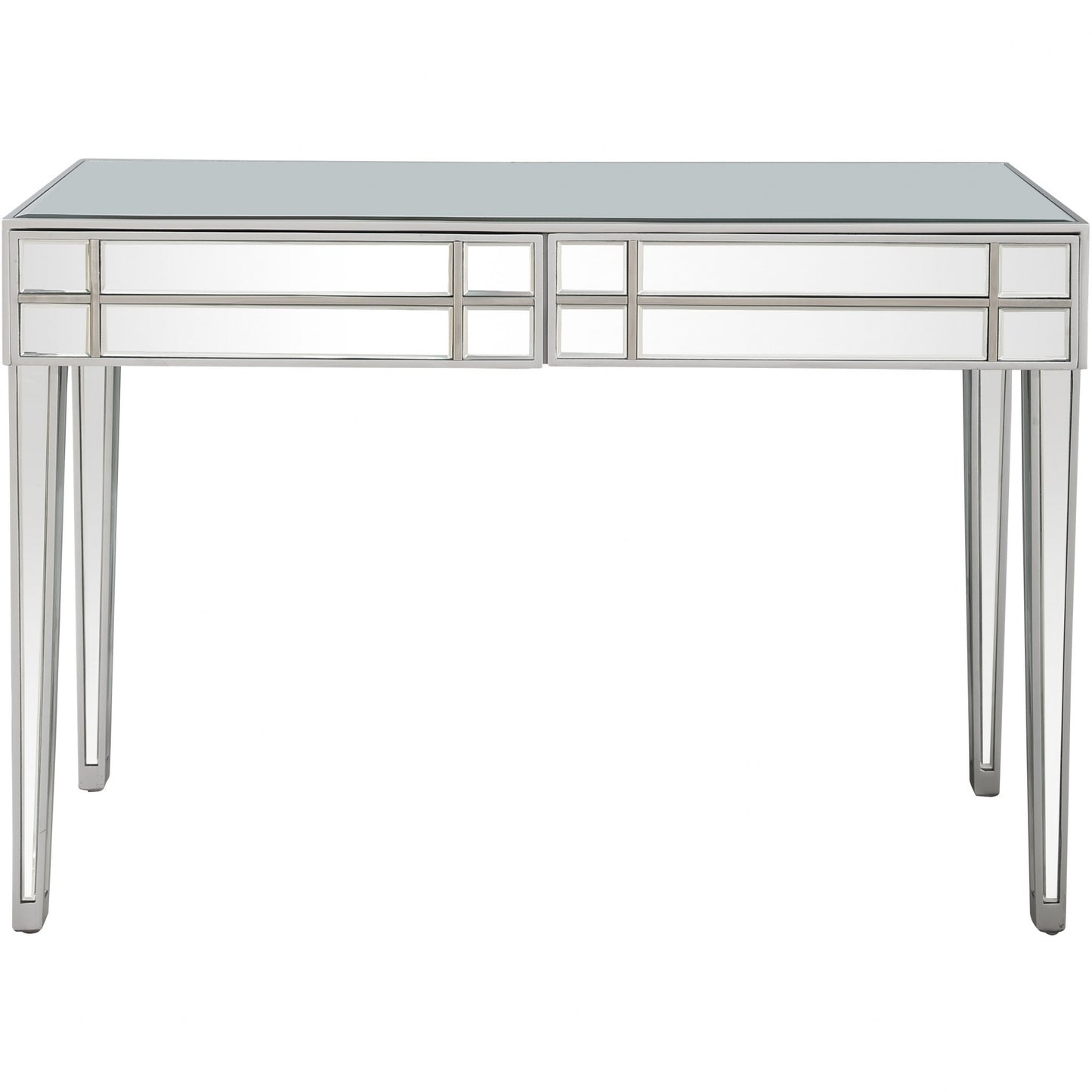 Stainless Steel Mirror and Console Table By Homeroots | Console Tables | Modishstore - 8