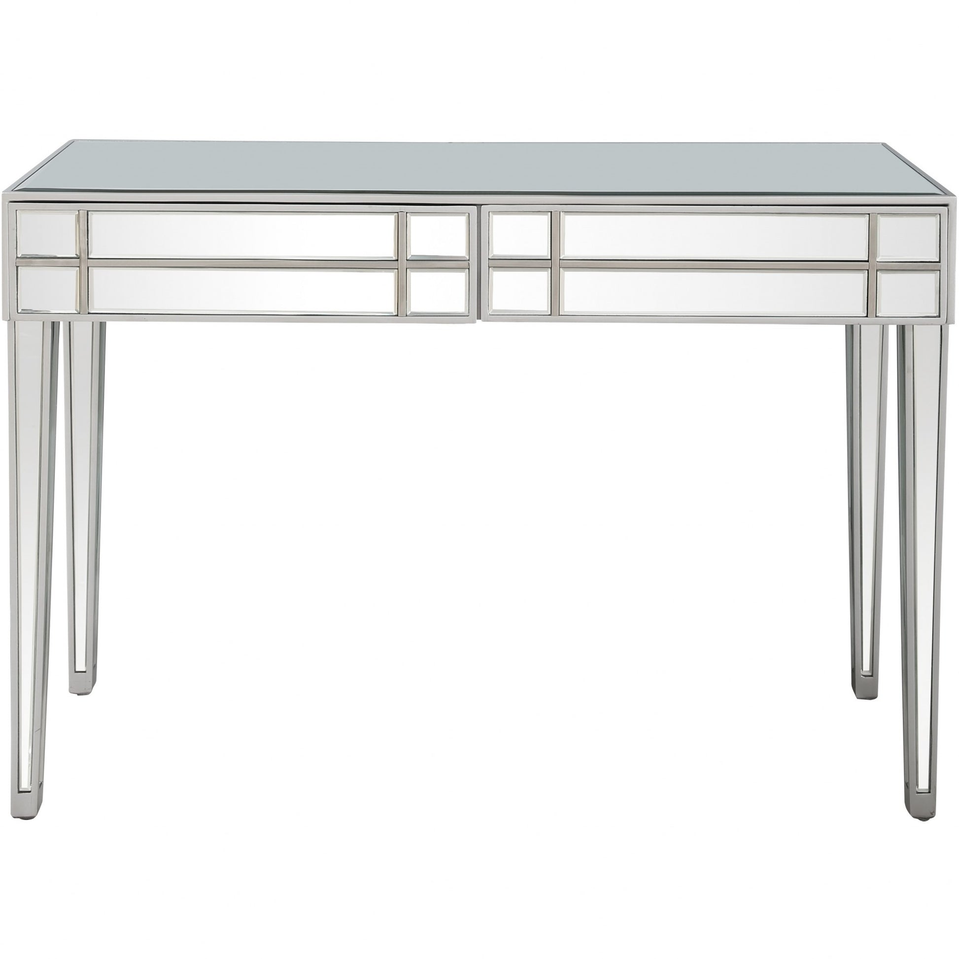 Stainless Steel Mirror and Console Table By Homeroots | Console Tables | Modishstore - 8